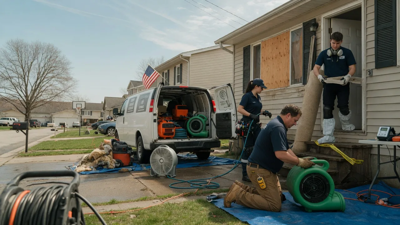 Water Damage Restoration in Milan, KS near me